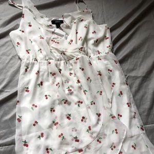 Sleeveless cherry dress